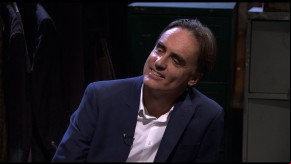 Paul conversa com Aderbal sobre o segundo Fórum Shakespeare no Rio