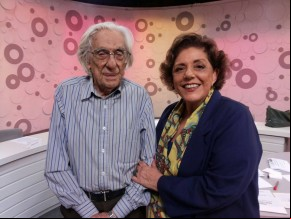 Leda Nagle recebe o poeta Ferreira Gullar
