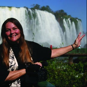 Paula Saldanha em ação no Expedições