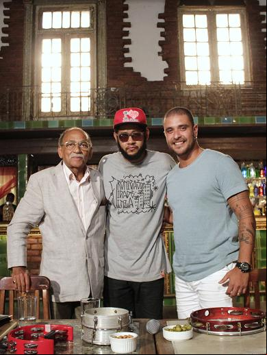Wilson das Neves, Emicida e Diogo Nogueira