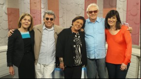 Leda Nagle ladeada dos convidados desta edição