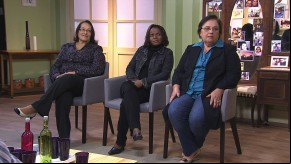 As convidadas do programa sobre famílias inter-raciais